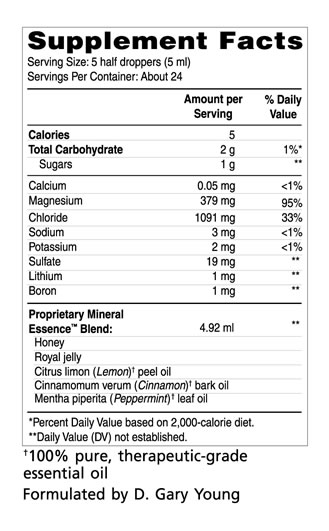 Mineral Essence Ingredients